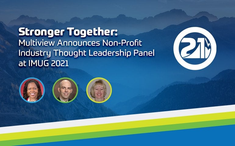 Stronger Together: Multiview Announces Non-Profit Industry Thought Leadership Panel at IMUG 2021