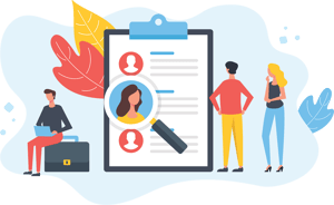 Hiring Process Illustration