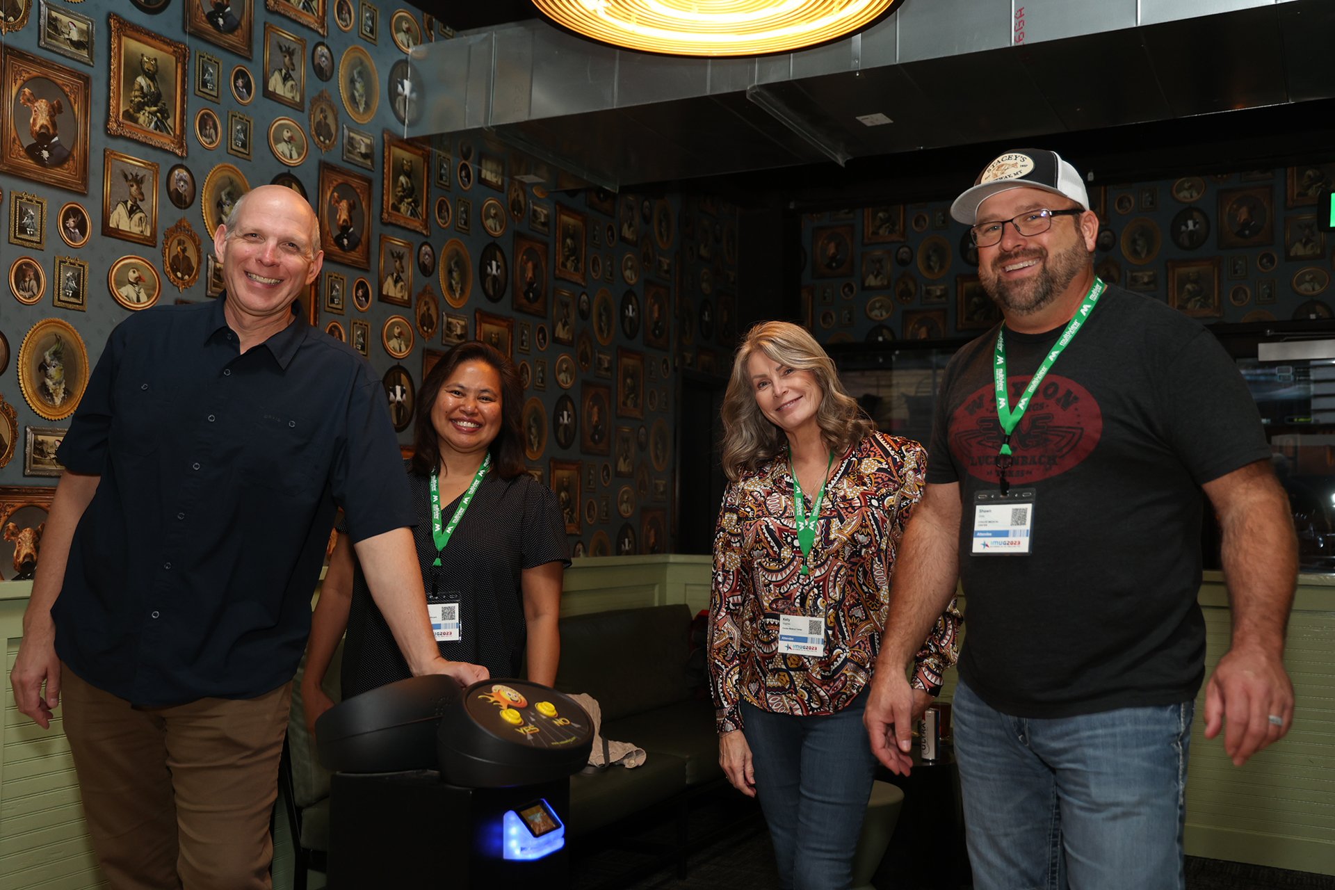 IMUG guests at Punchbowl in Dallas, Texas