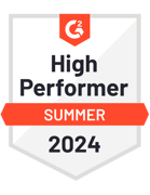 Multiview was awarded the High Performer G2 Badge for Summer 2024