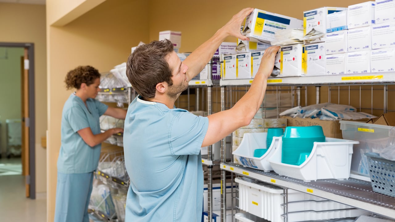 Nurses in Storeroom