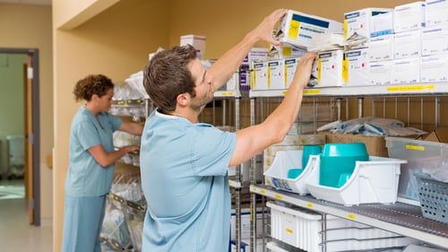 Nurses in Storeroom