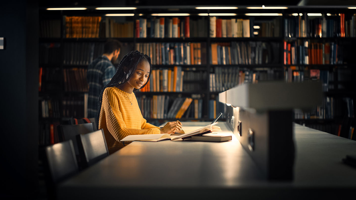 Student Studying