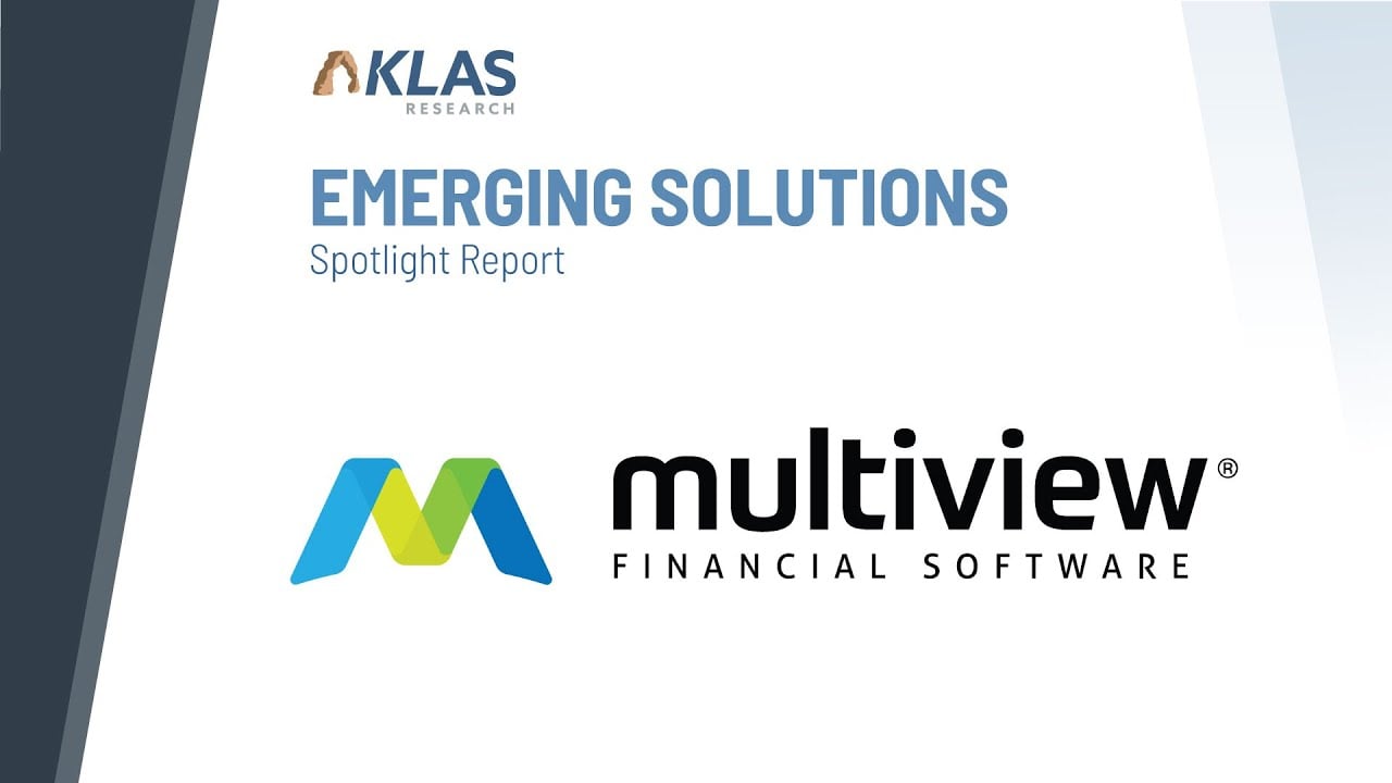 Thumbnail for KLAS Spotlight - Multiview Financial Software